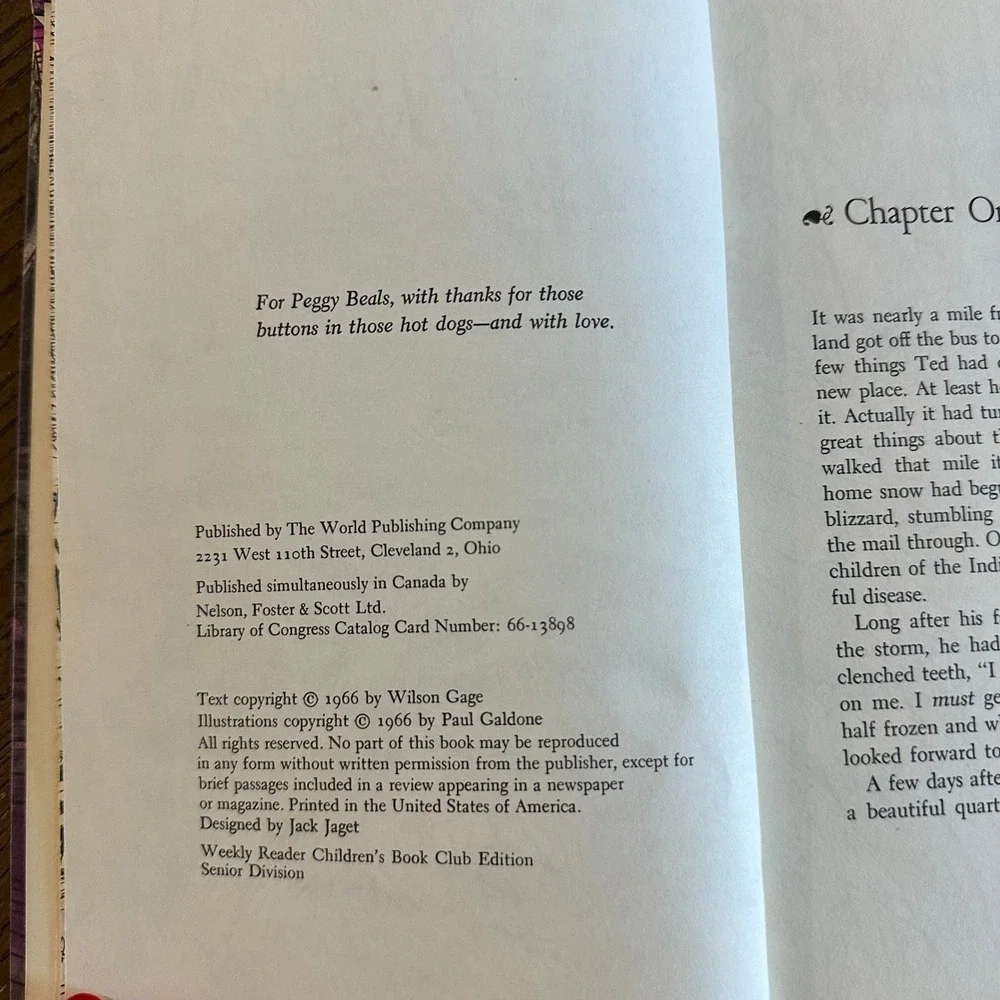 The Ghost of Five Owl Farm Wilson Gage Paul Galdone 1966 Weekly Reader Book